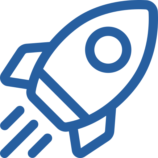 Un logo représentant une fusée